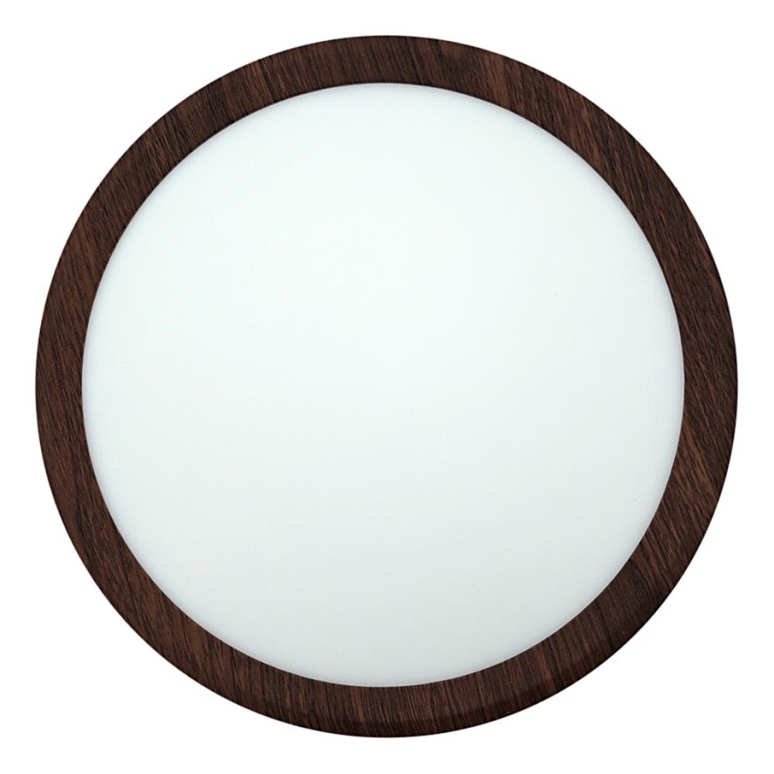 LED stropna svjetiljka LED/18W/230V 3000/4000/6500K pr. 23 cm smeđa